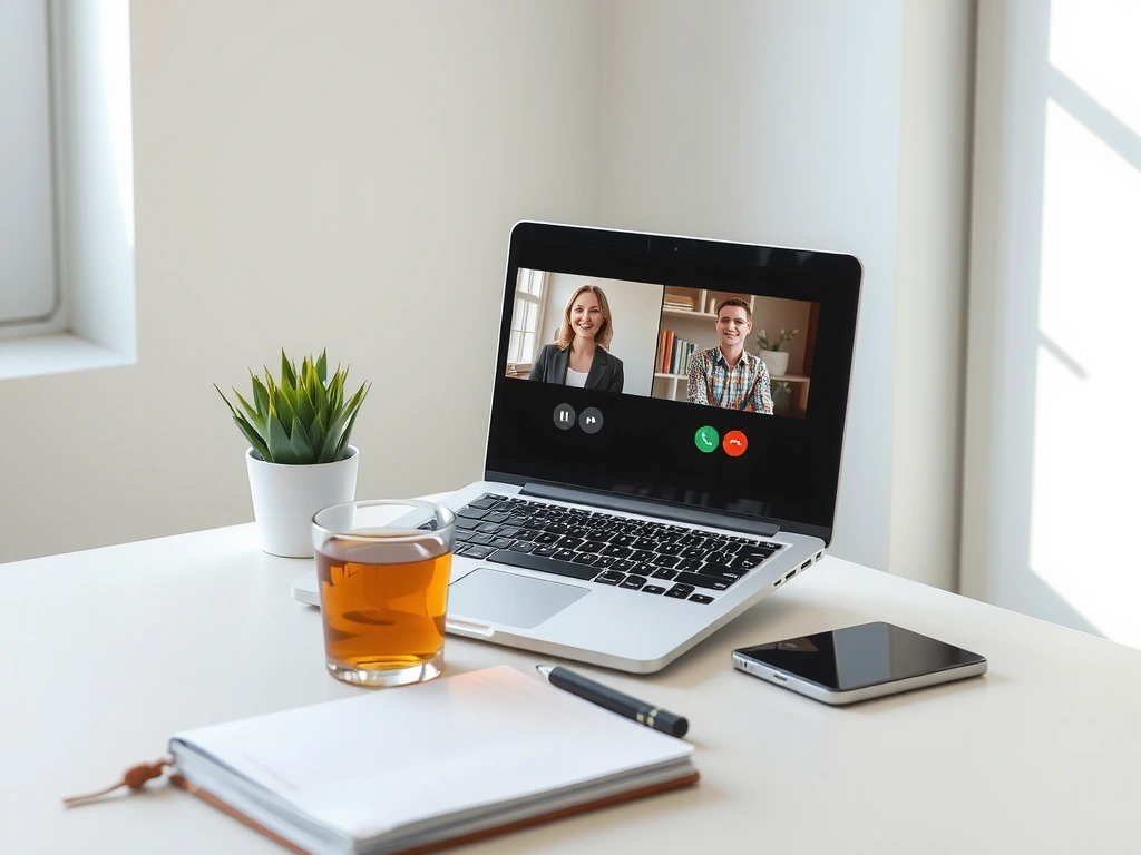 Szenario einer Online-Ernährungsberatung